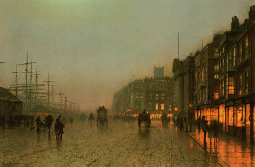 Обо всем - John Atkinson Grimshaw - лирика городских пейзажей Викторианской эпохи